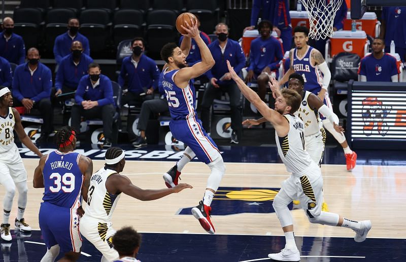 Philadelphia 76ers v Indiana Pacers.
